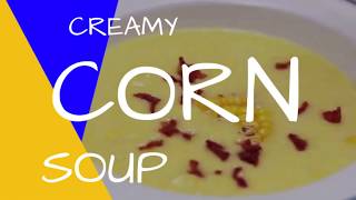 Cream Of Corn And Potato Soup | Potato And Sweetcorn Chowder | Easy Soup Recipe Fresh Sweet Corn