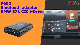 P600 Bluetooth installation guide on BMW E71 CIC i-Drive