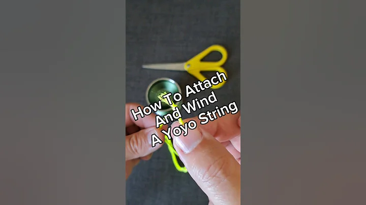 How to Attach & Wind a Yoyo String the Easy Way #yoyo #yoyoing #beginners #guide #gr33nrobot #learn