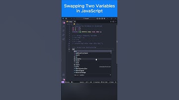 JavaScript Tips ⚡Swap two variables #code #javascript #js #coding #buddy4coding