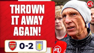 I’m Hurt, We’ve Thrown It Away Again! (Lee Judges) | Arsenal 02 Aston Villa