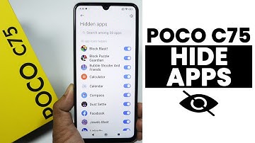 How to Hide App In Poco C75 - App Hide Settings