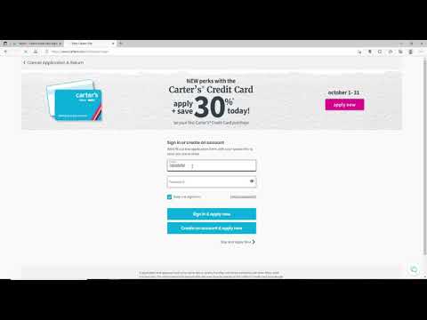 How To Login to Carter's® Credit Card Account | Carters Credit Card Sign In 2021