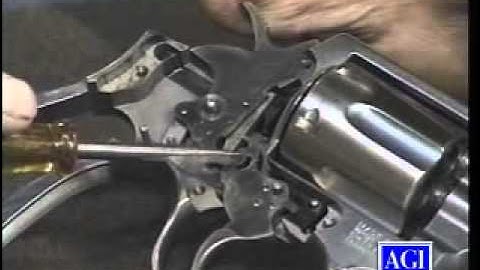 How To Do a S&W Revolver Trigger Job AGI 333
