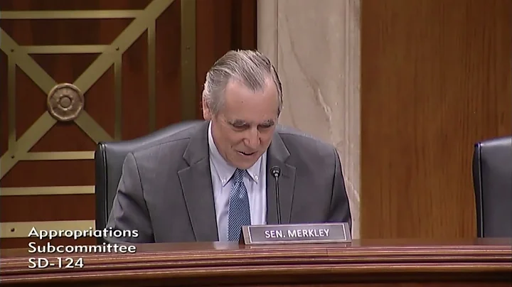 Senator Merkley Chairs Appropriations Subcommittee on Forest Service Budget – Opening Statement