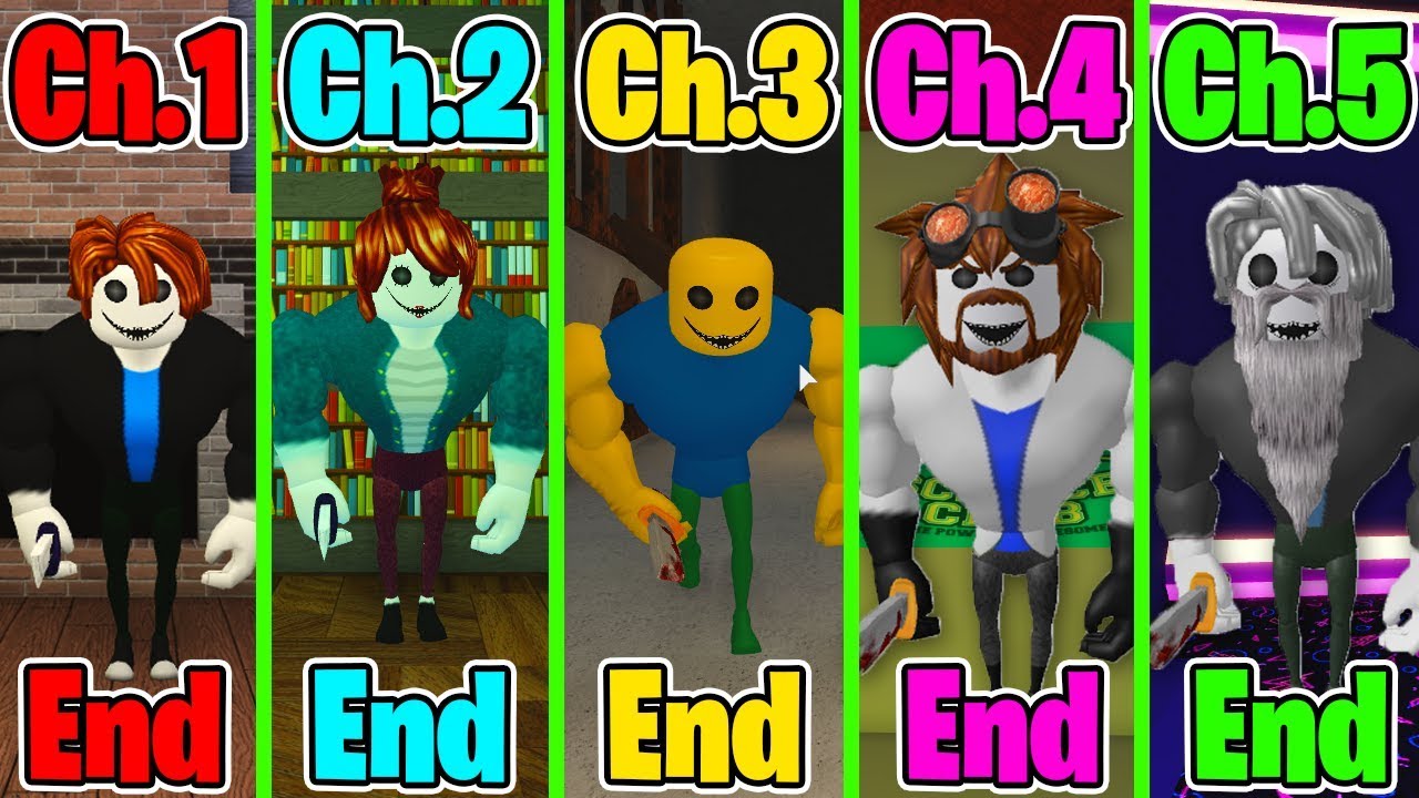 Roblox All 5 Endings Bakon Chapter 1 Chapter 5 Youtube - bakon roblox all skins