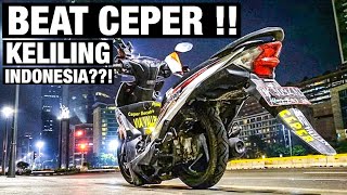 MODIFIKASI HONDA BEAT CEPER - TOURING KELILING INDONESIA