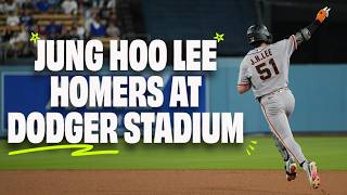 Jung Hoo Lee Goes DEEP at Dodger Stadium for His 10th Home Run | San Francisco Giants Highlights