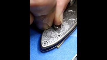 Beginning to shade the leaves. #engraving #scroll #scrollwork #tattooflash