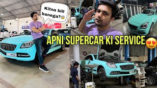 Finally SUPERCAR ki service ka time aagaya or ham aagye Bhopal ke best workshop VARIETY MOTORS😍