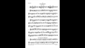 Rubank Elementary Method Saxophone L29 5 50bpm