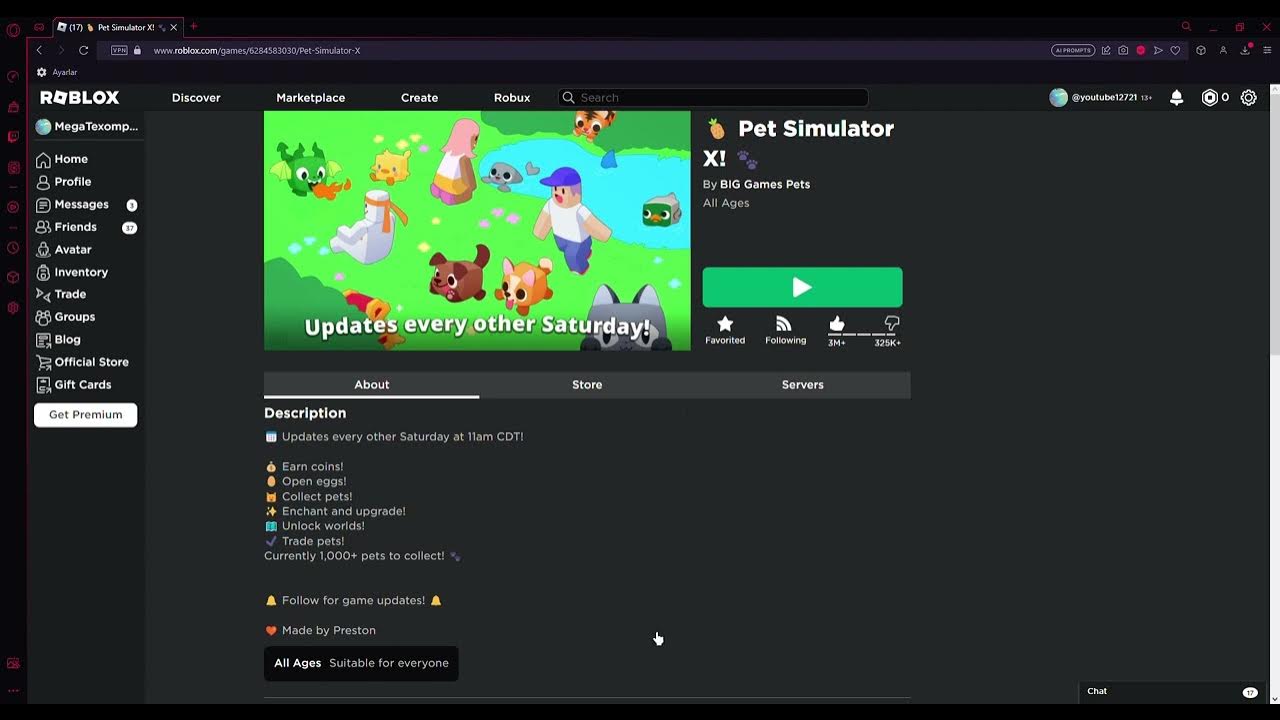 🍍 Pet Simulator X! 🐾 Trading Plaza YouTube