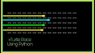 Create Turtle Racing in Python 3