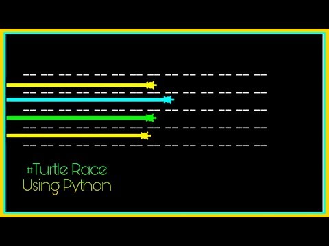 Create Turtle Racing in Python 3
