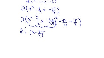 Factorisation par complétion du carré (2e partie)