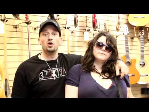 Maya Ford from the Donnas at Norman's Rare Guitars