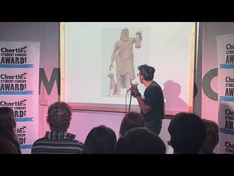 Arvindh Sampathkumar at the Chortle Student Comedy Award 2026