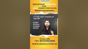 Leet 2024 | Important Computer Questions| #leet2024 #leetcomputer