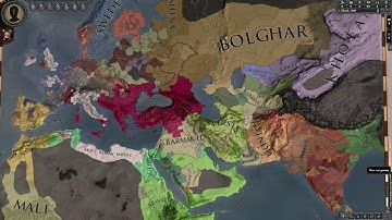 Crusader Kings II - Timelapse Only AI (769 - 1440) part 3/4