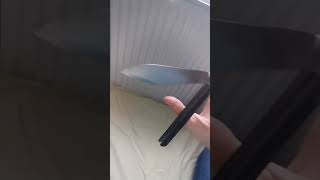 backhand fan to standard grip (slow motion) (balisong/butterfly knife tricks)