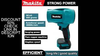 Makita 30000RPM Violent Blower Turbo Jet Fan 18V Electric Air Duster Wind Speed Turbo Rechargeable w