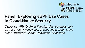 Panel: Exploring eBPF Use Cases in Cloud-Native Security