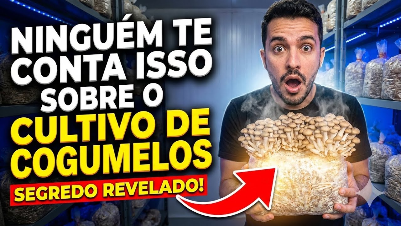 ANTES DE CULTIVAR COGUMELOS, VEJA ISSO: A VERDADE QUE NINGUÉM TE CONTA!