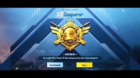 #season19 #conqueror #PUBG MOBILE . Finally reached CONQUEROR SEASON 19