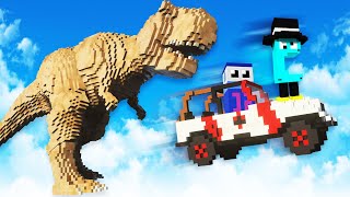 We Got Eaten by a Giant Voxel TRex in Teardown!