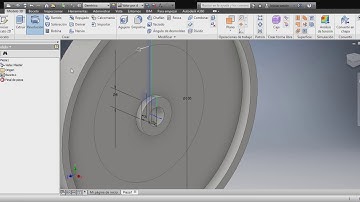 Aprendiendo a Utilizar Autodesk Inventor: Sólido de Revolución y Patrón Circular