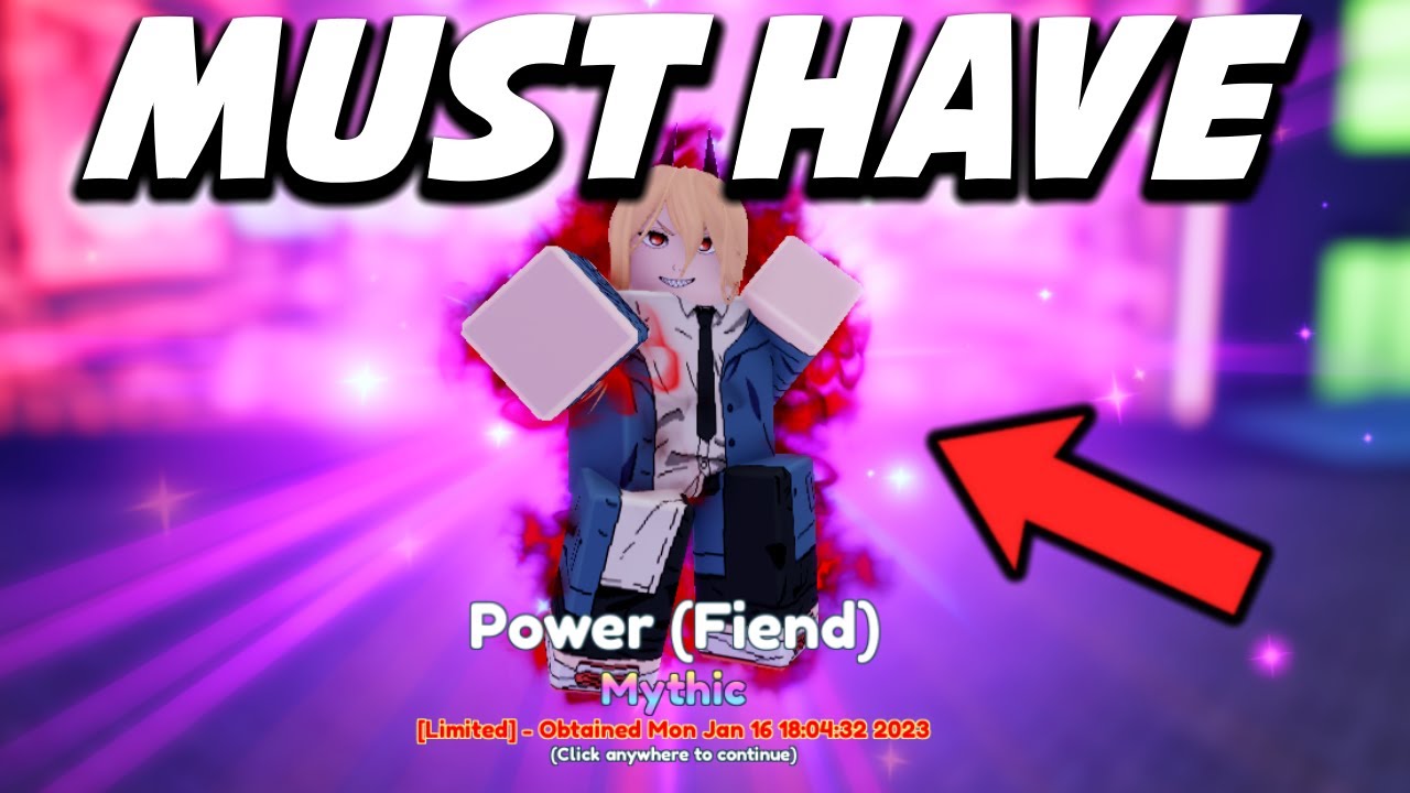 I UNLOCKED LIMITED POWER (FIEND) UNIT AND ITS INSANELY OP! *UPDATE 9* In Anime  Adventures Roblox 