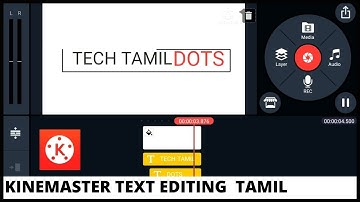 Kinemaster Modern Text Animation Tamil  | Kinemaster tutorial Tamil | kinemaster YouTube intro video