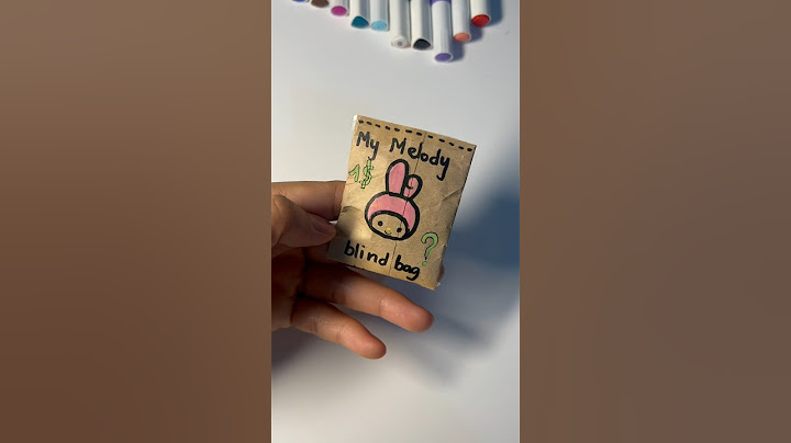 My Melody Blind Bag #paperdiy #paperdiy #diycrafts #sanrio #blindbag #melody