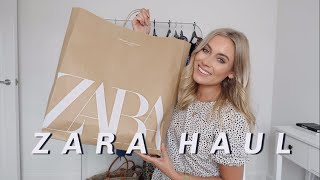 HUGE AUGUST ZARA TRY ON HAUL! | Transitional summer/autumn staples! | Charlotte Beer