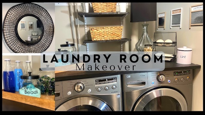 DIY Wood Laundry Room Countertop – Love & Renovations