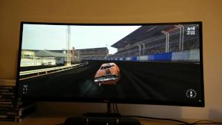 LG 34UC97 Ultrawide 21:9 Wreckfest Gameplay 3440 x 1440