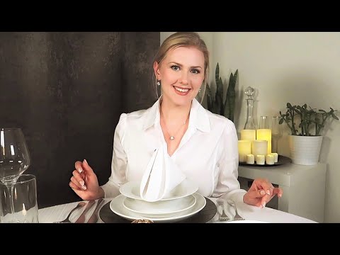 Dinner Etiquette ?️ ASMR • Soft Spoken • Gentle Proper Eating • Crinkly Shirt