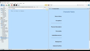 Scrivener 1 for Windows: Split Screen and its Potential Uses