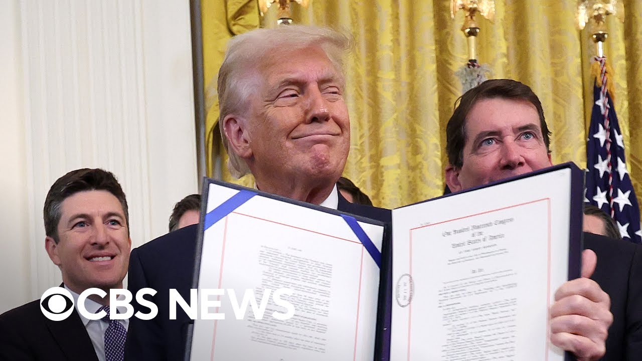 Trump signs landmark crypto regulation bill into law at White House  ceremony | full video