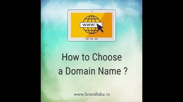 👉🏻How to Choose a Domain Name ?