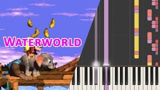 Piano - SNES Donkey Kong Country 3 - Waterworld