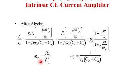 SHORT CIRCUIT CURRENT GAIN