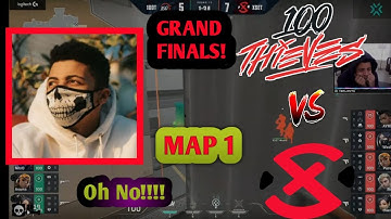 Myth Reacts to 100T  Vs  XSET !! GRAND FINALS!!! MAP 1   Challengers 2