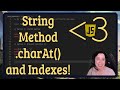 Mthode de chane charat et index  javascript en moins de 3 minutes  srie javascript pour dbutants