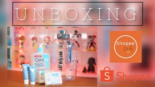 SHOPEE UNBOXING #shopeefinds #bottlejoy #paulaschoice #cerave’ #goatsmilk SHOPEE SINGAPORE