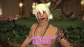 FINAL FANTASY XIV/ YO-KAI Exercise NO. 1 (English version!) YOKAI WATCH ENDING