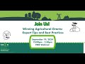 Winning Agriculture Grants: Expert Tips and Best Practices