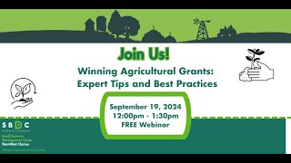 Winning Agriculture Grants: Expert Tips and Best Practices