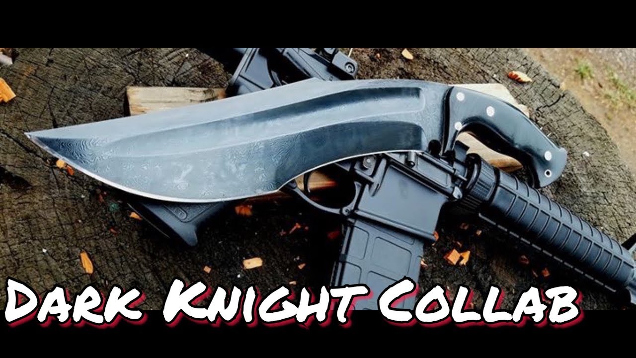knife sharpener EPIC Forged Damascus Blade | Dark Knight Collab | Jason Knight & Peter Kohler