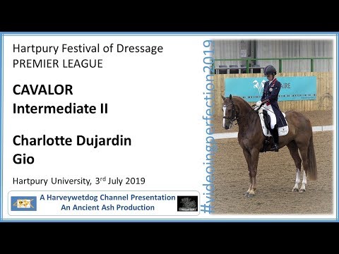 Charlotte Dujardin and Gio Inter II: Hartpury Festival of Dressage 2019